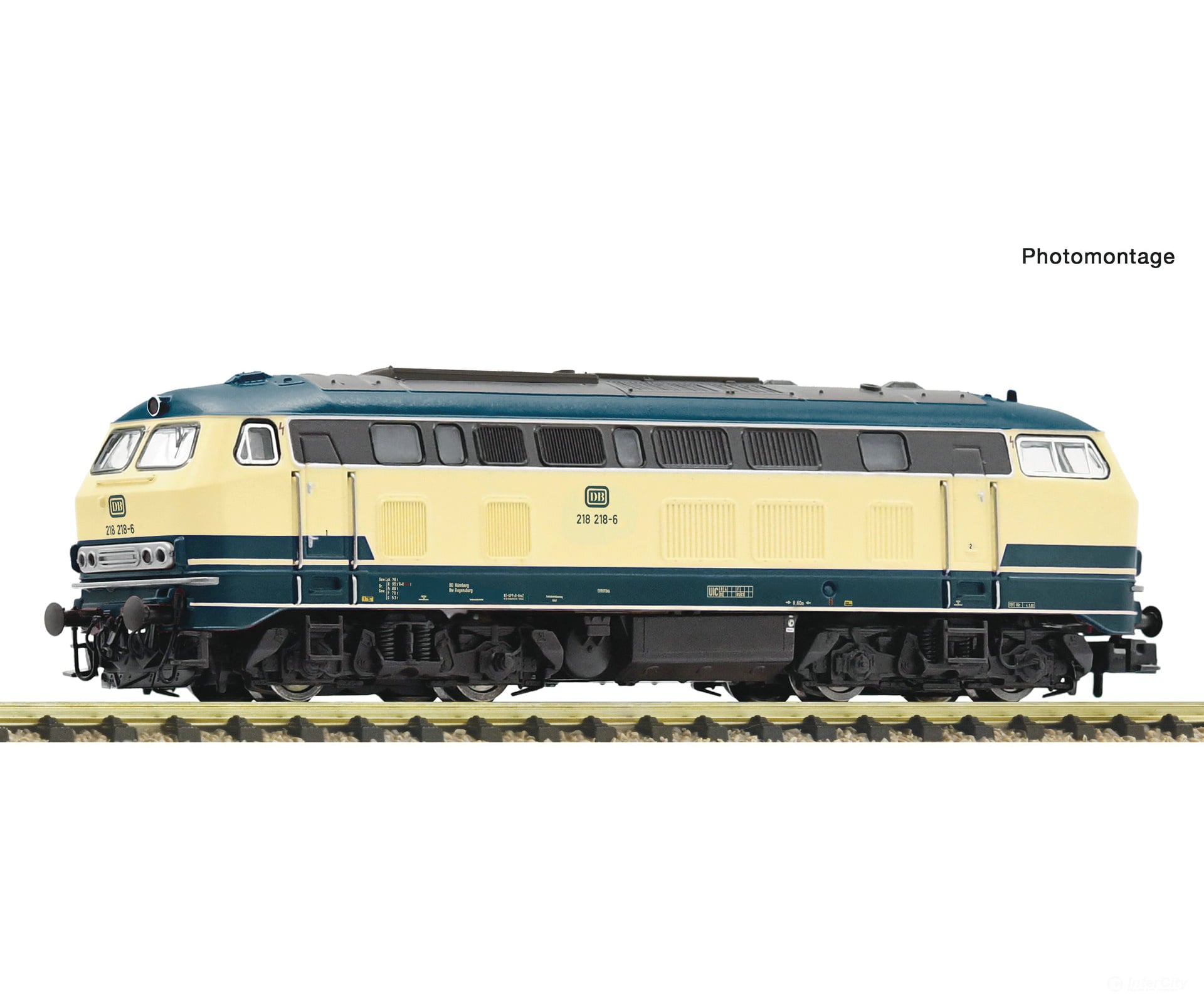 Fleischmann 7370036 N Diesel locomotive 218 218-6 DB DCC Digital Sound European Locomotives
