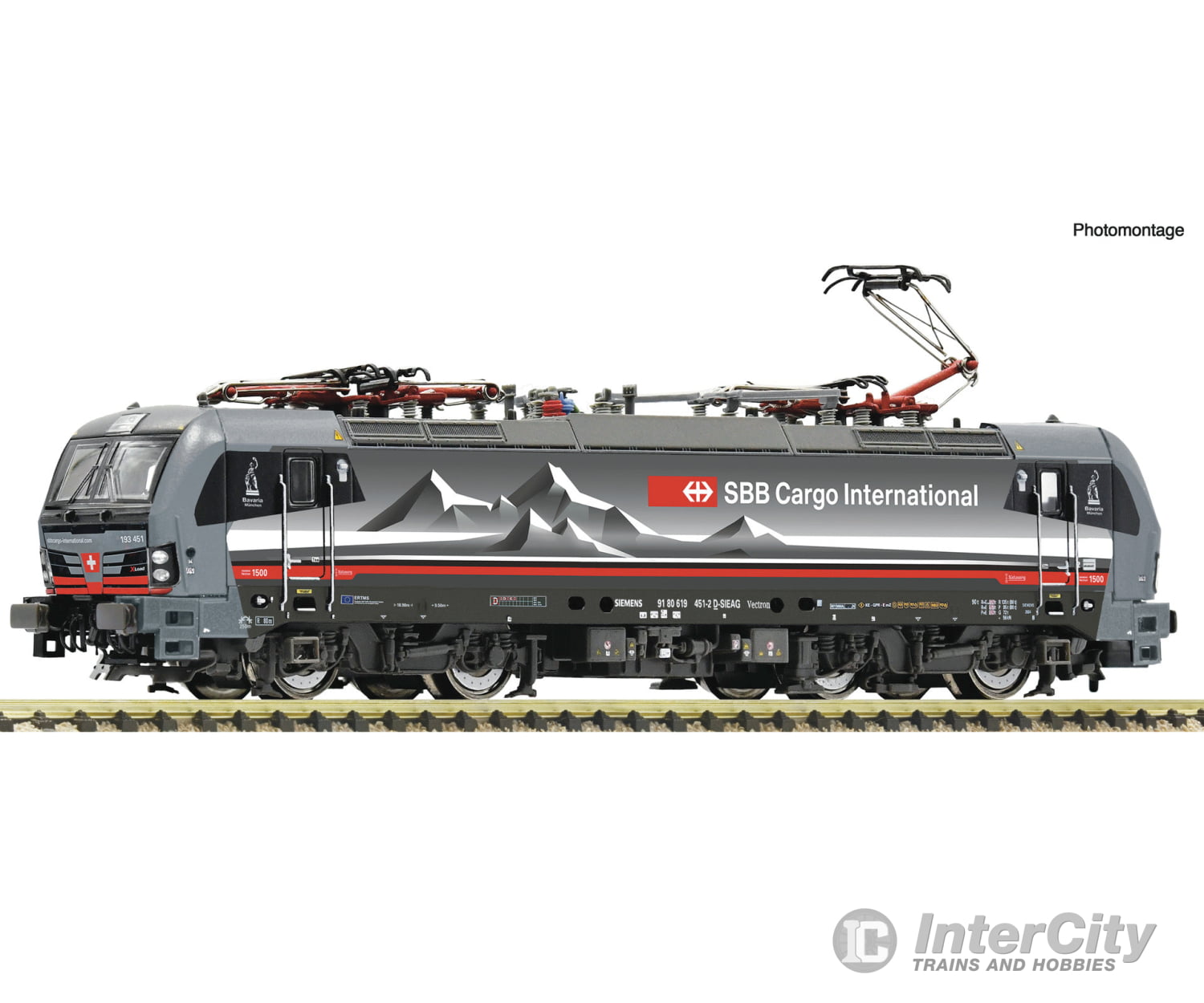 Fleischmann 7560048 N Electric Locomotive 193 451-2 Sbb Cargo International Dc Analog European