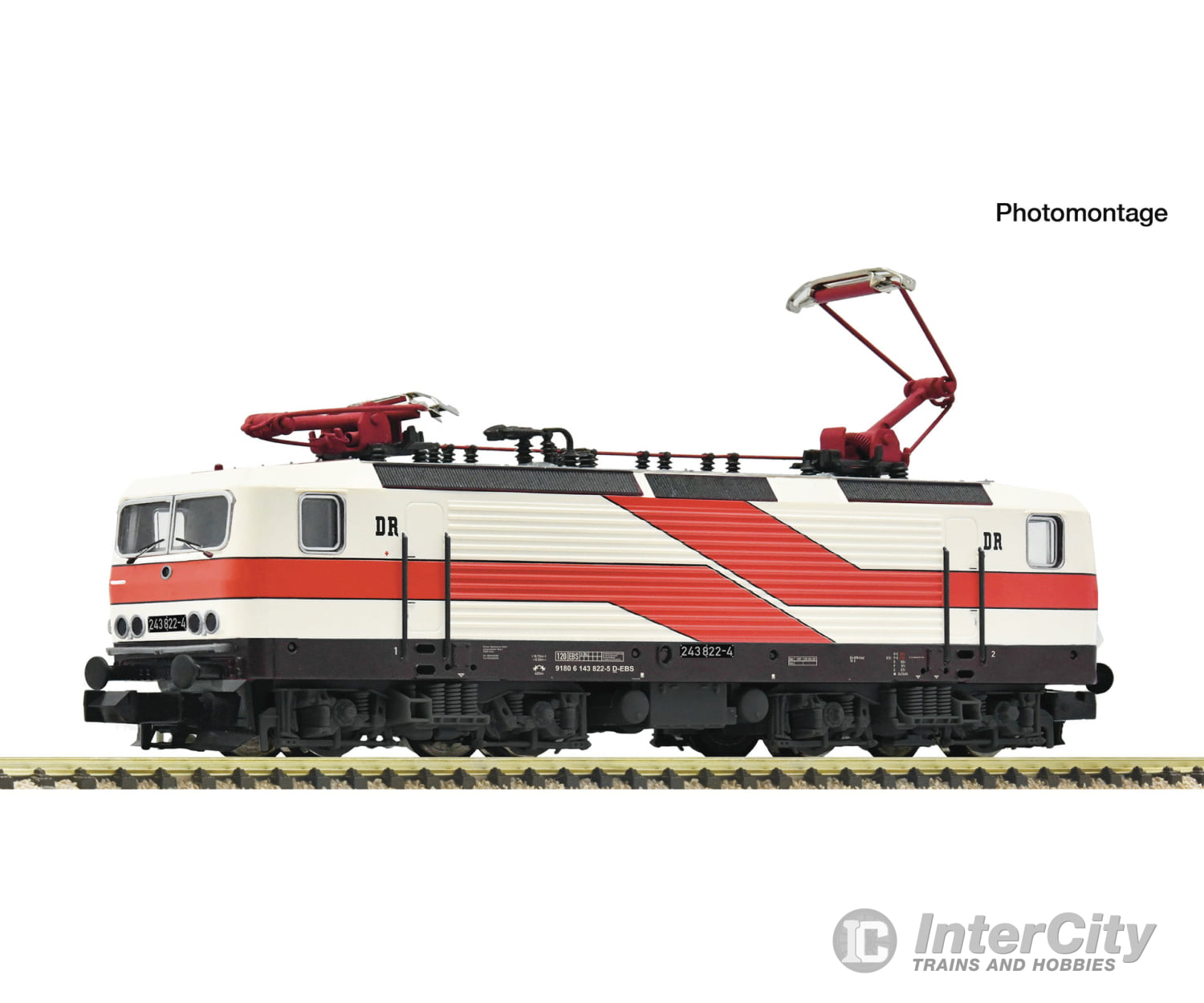 Fleischmann 7560075 N Electric locomotive 243 822-4 EBS DC Analog European Locomotives