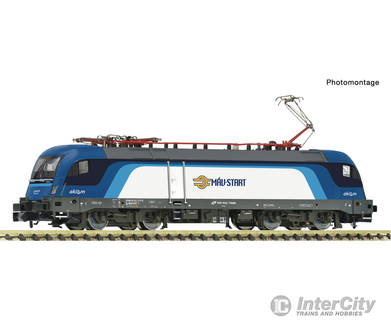 Fleischmann 7560084 N Electric locomotive 182 573-6 MAV-START DC Analog European Locomotives