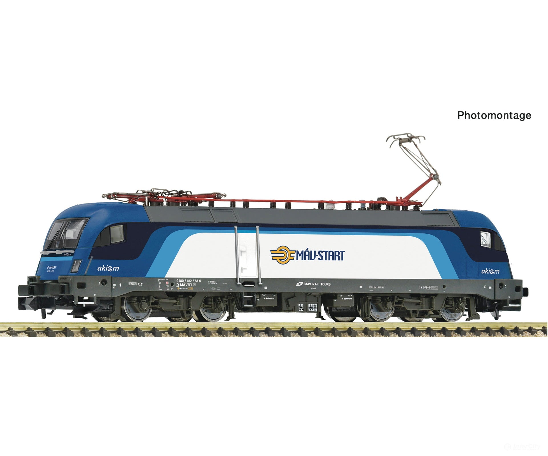 Fleischmann 7560084 N Electric locomotive 182 573-6 MAV-START DC Analog European Locomotives