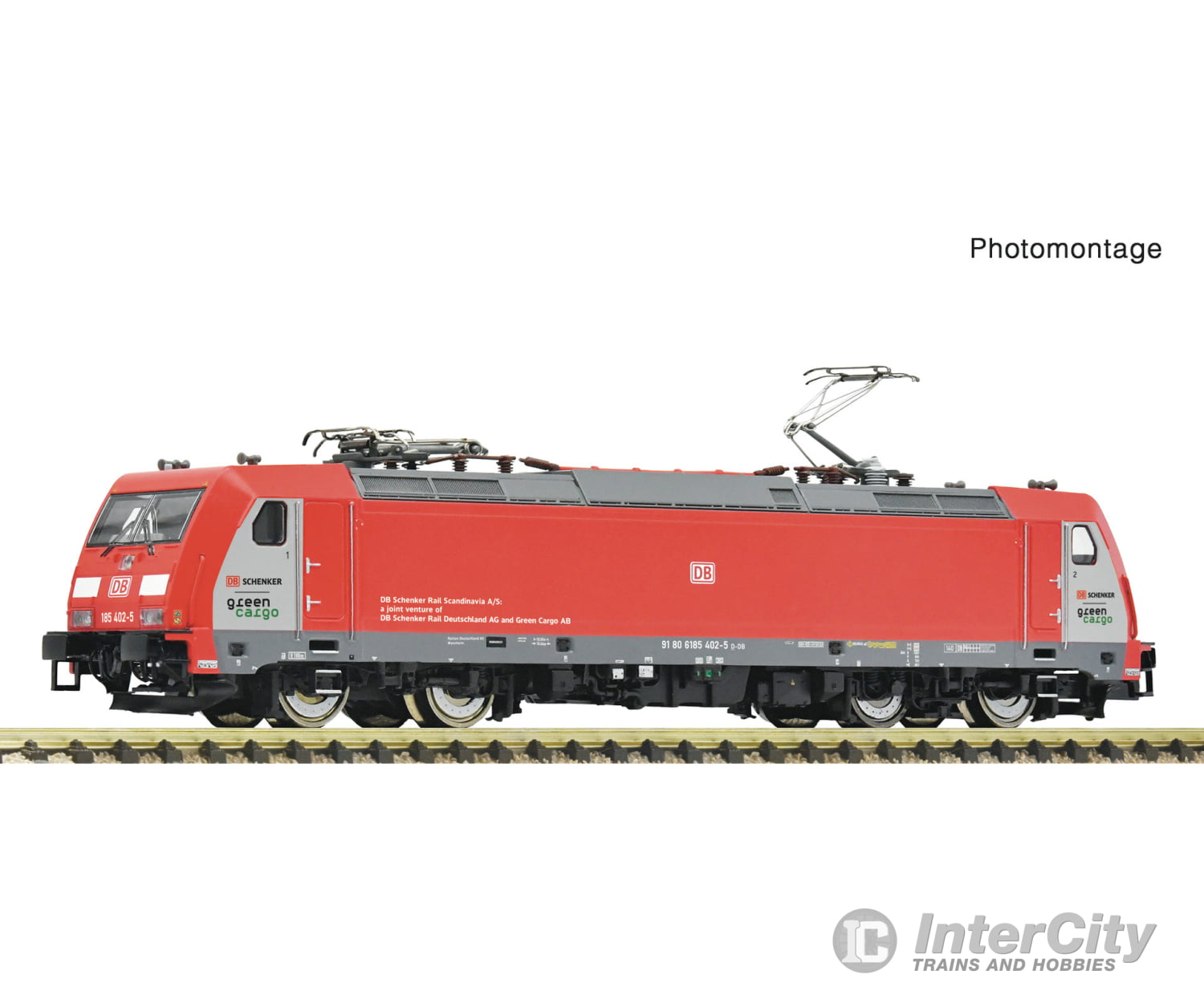 Fleischmann 7560085 N Electric locomotive 185 402-5 DB Schenker Rail Scandinavia DC Analog European Locomotives