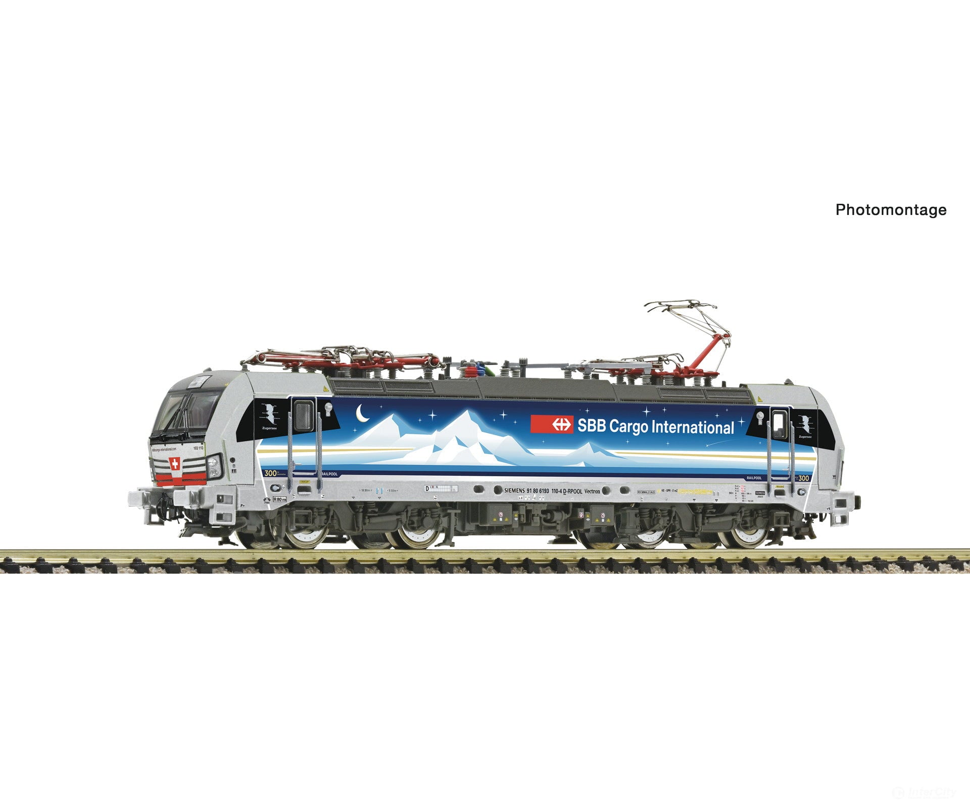 Fleischmann 7570027 N Electric Locomotive 193 110-4 “Goldpiercer” Sbb Ci Era 6 (Dcc Sound)