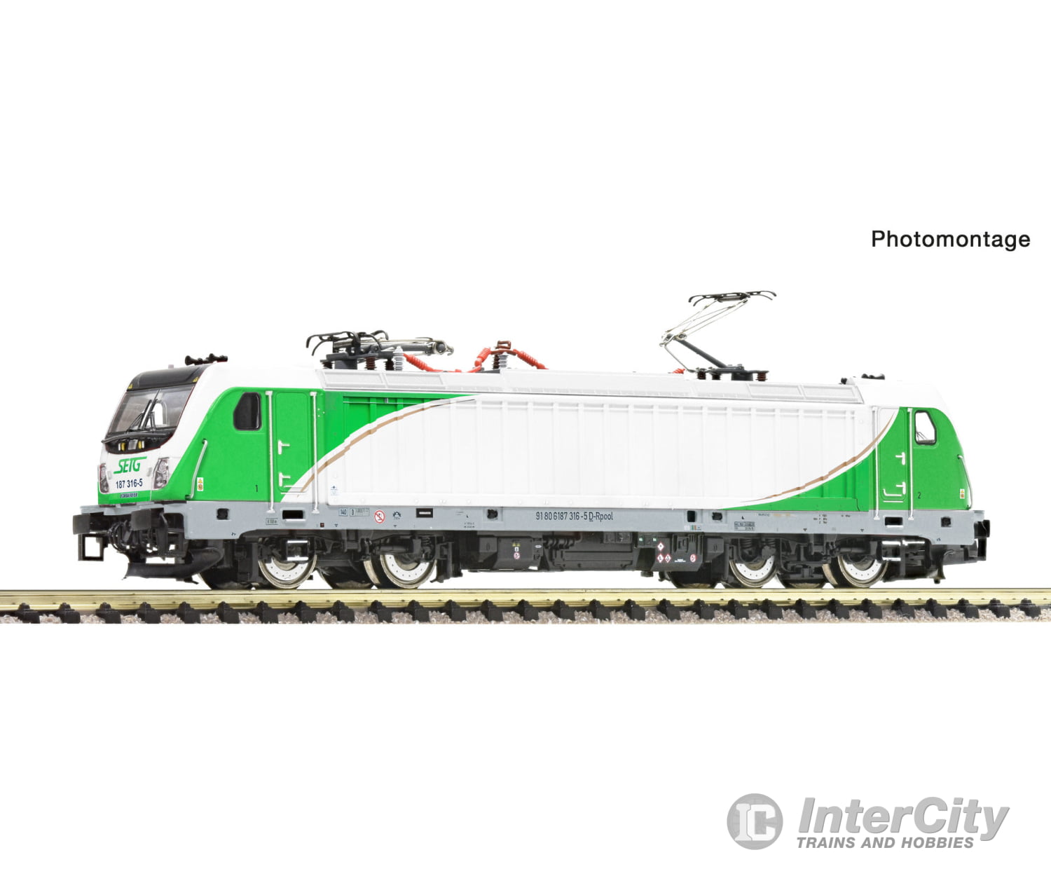 Fleischmann 7570089 N Electric locomotive 187 316-5 SETG DCC Digital Sound European Locomotives