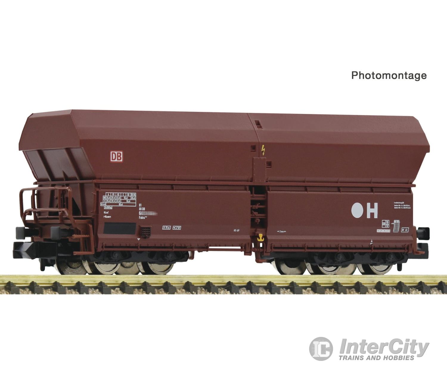 Fleischmann 852323 N Self unloading hopper wagon DB AG European Freight Cars