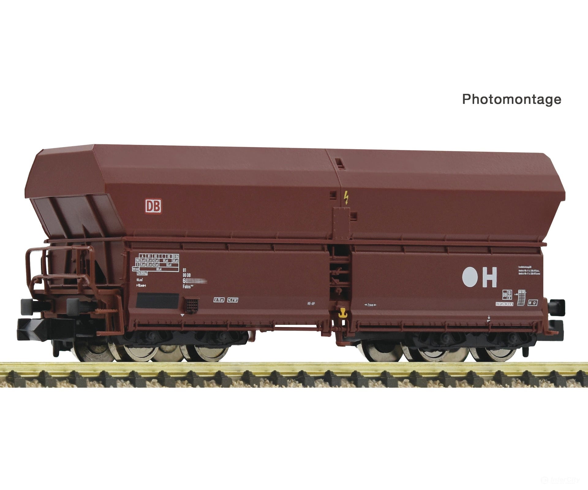 Fleischmann 852323 N Self unloading hopper wagon DB AG European Freight Cars