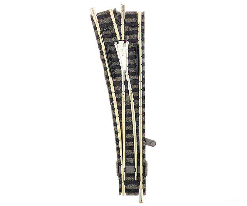 Fleischmann 9178 N Left Hand Standard Point For Manual Operation With Current - Conducting Frog.