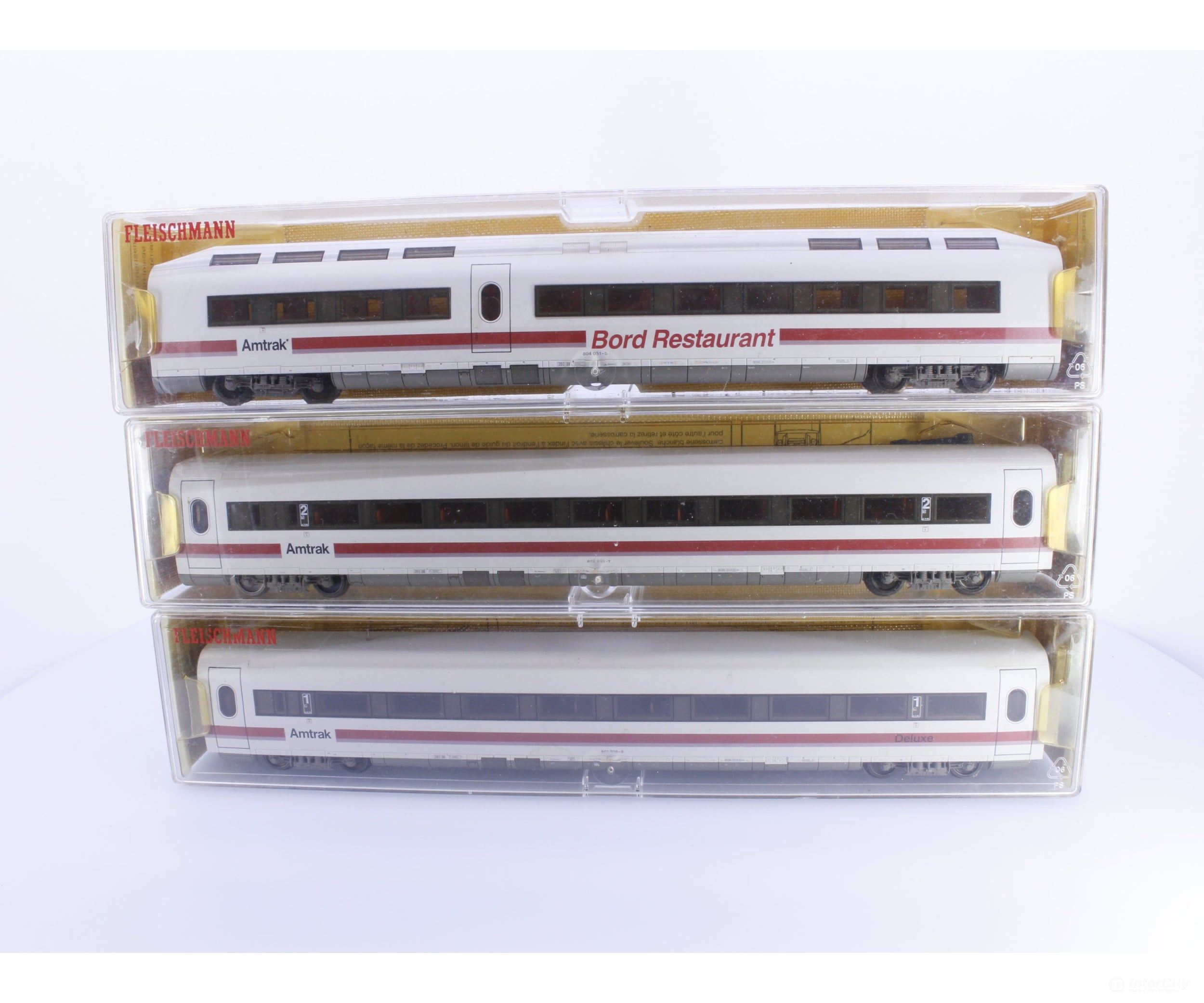 Fleischmann 934440 HO Amtrak 5 Piece Intercity Express in Amtrak Livery Analog DC European Locomotives