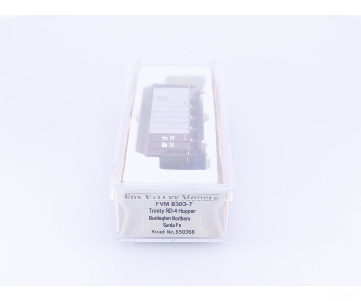 Fox Valley Models FVM 8303-7 N Trinity RD-4 Hopper Car Burlington Northern Santa Fe (BNSF) 650368 - Freight Cars
