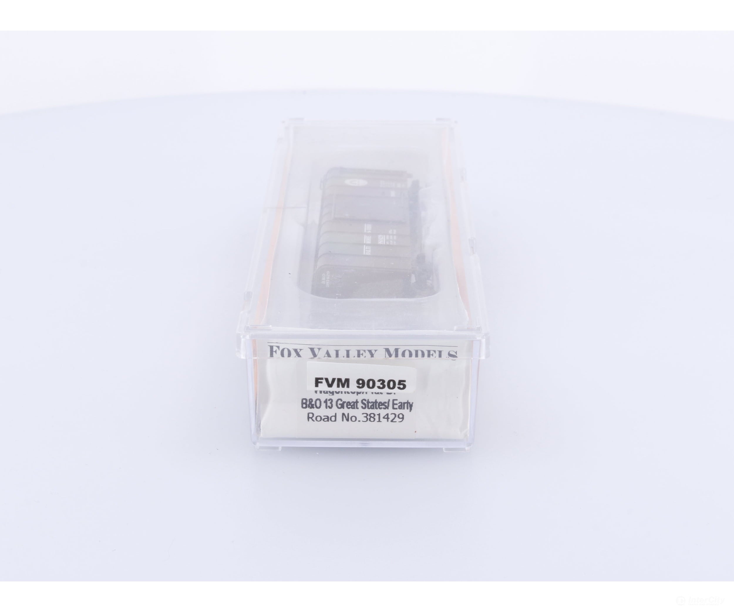 Fox Valley Models FVM 90305 N Wagontop/Flat Door Baltimore and Ohio (BO) 381429 Freight Cars