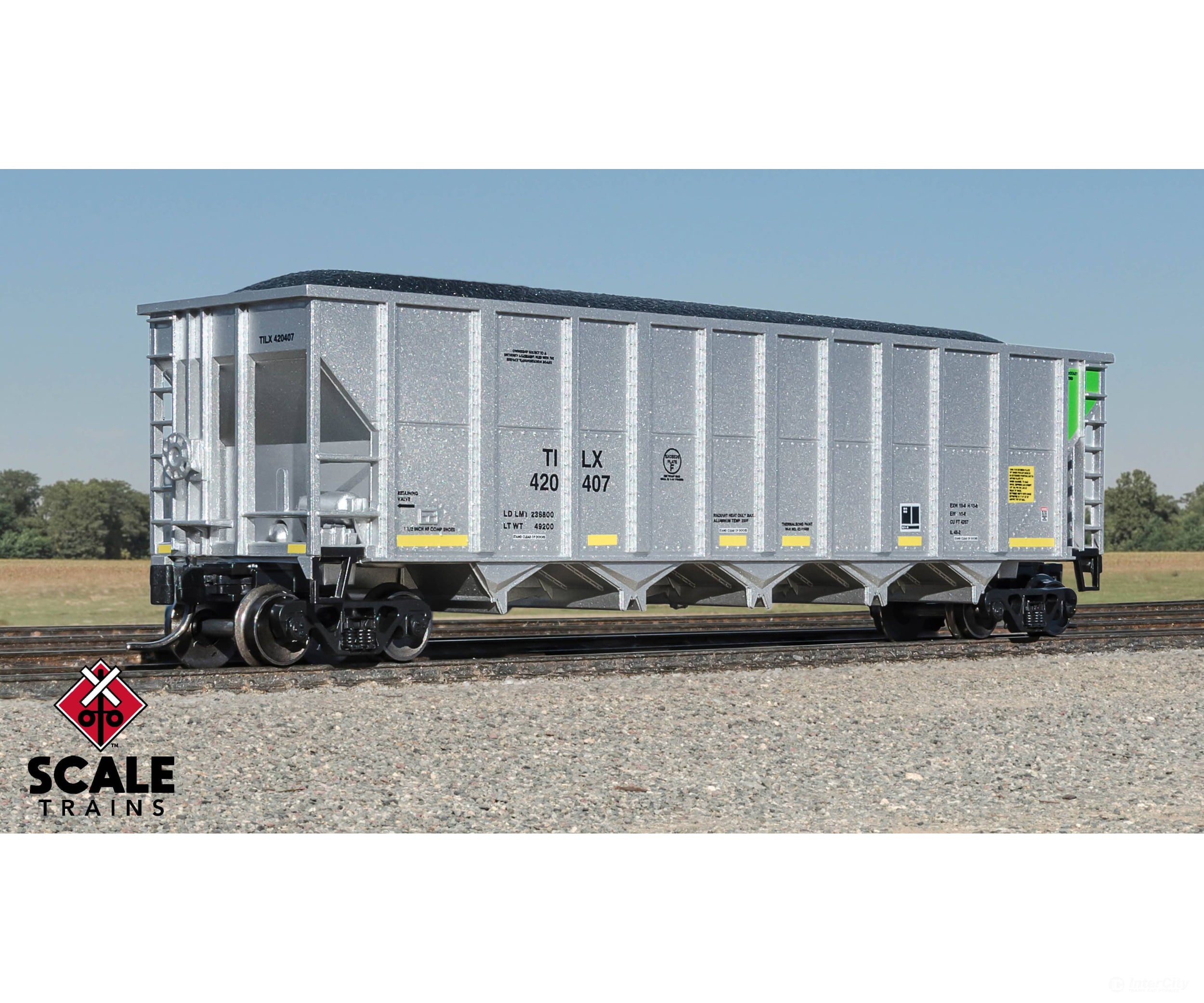 Fox Valley Models FVM10109 N Scale Trinity RD-4 Coal Hopper Trinity Leasing/TILX 420415 Freight Cars
