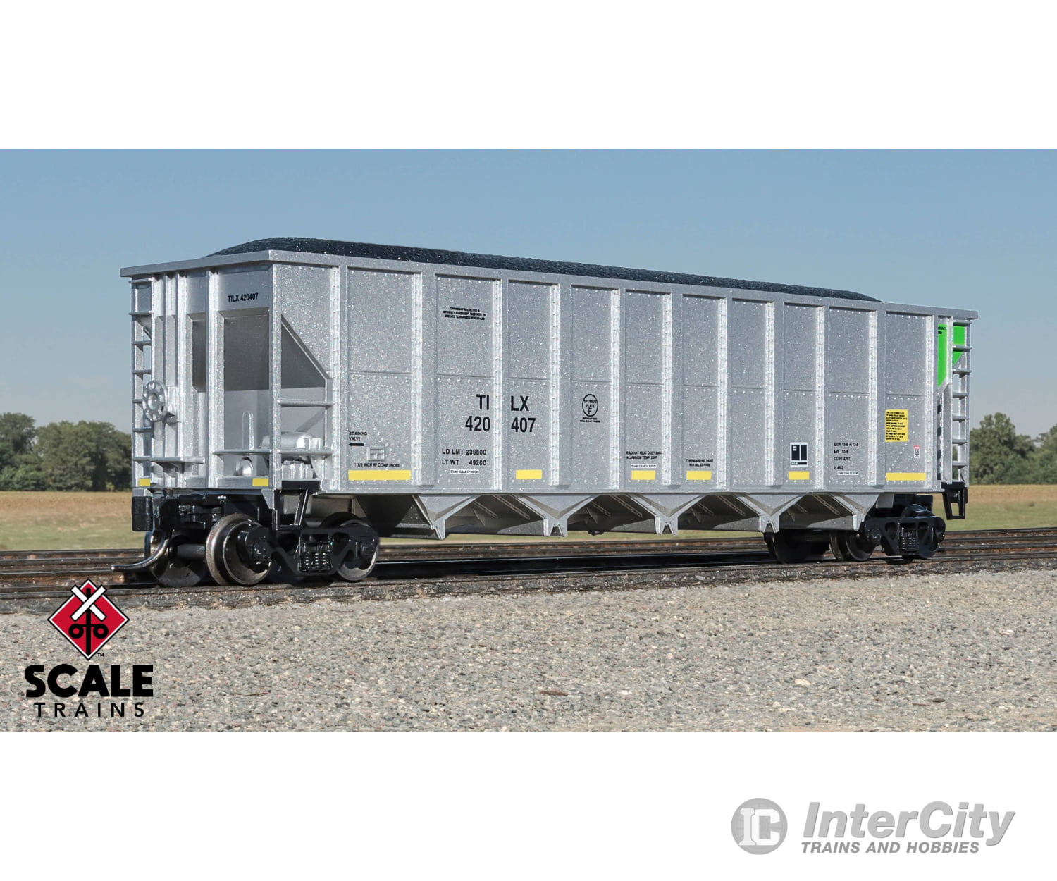 Fox Valley Models FVM10110 N Scale Trinity RD-4 Coal Hopper Trinity Leasing/TILX 420426 Freight Cars