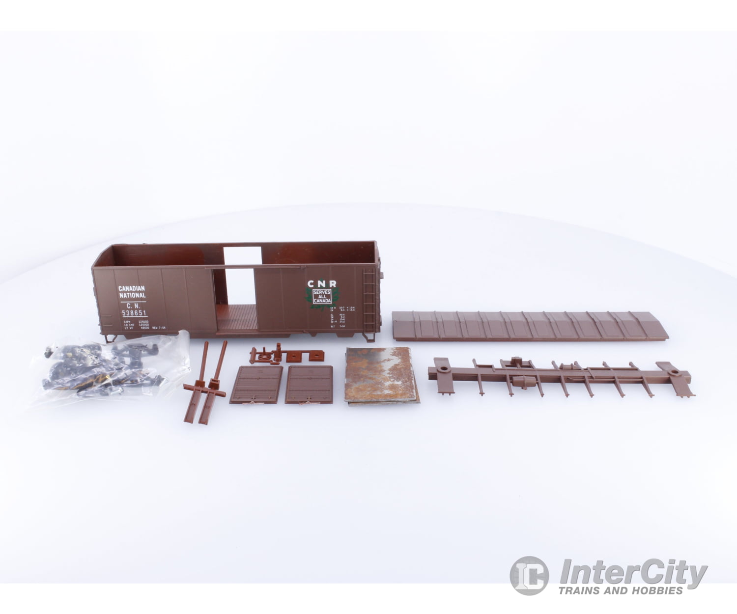 Front Range Products 40BC HO 40’ Box Car Canadian National (CN) 538651 Freight Cars