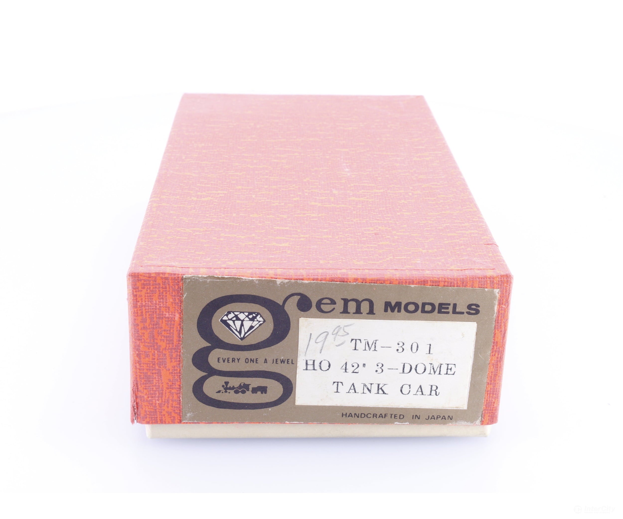 Gem Models TM-301 HO Brass 42’ 3 Dome Tank Car Undecorated - Freight Cars