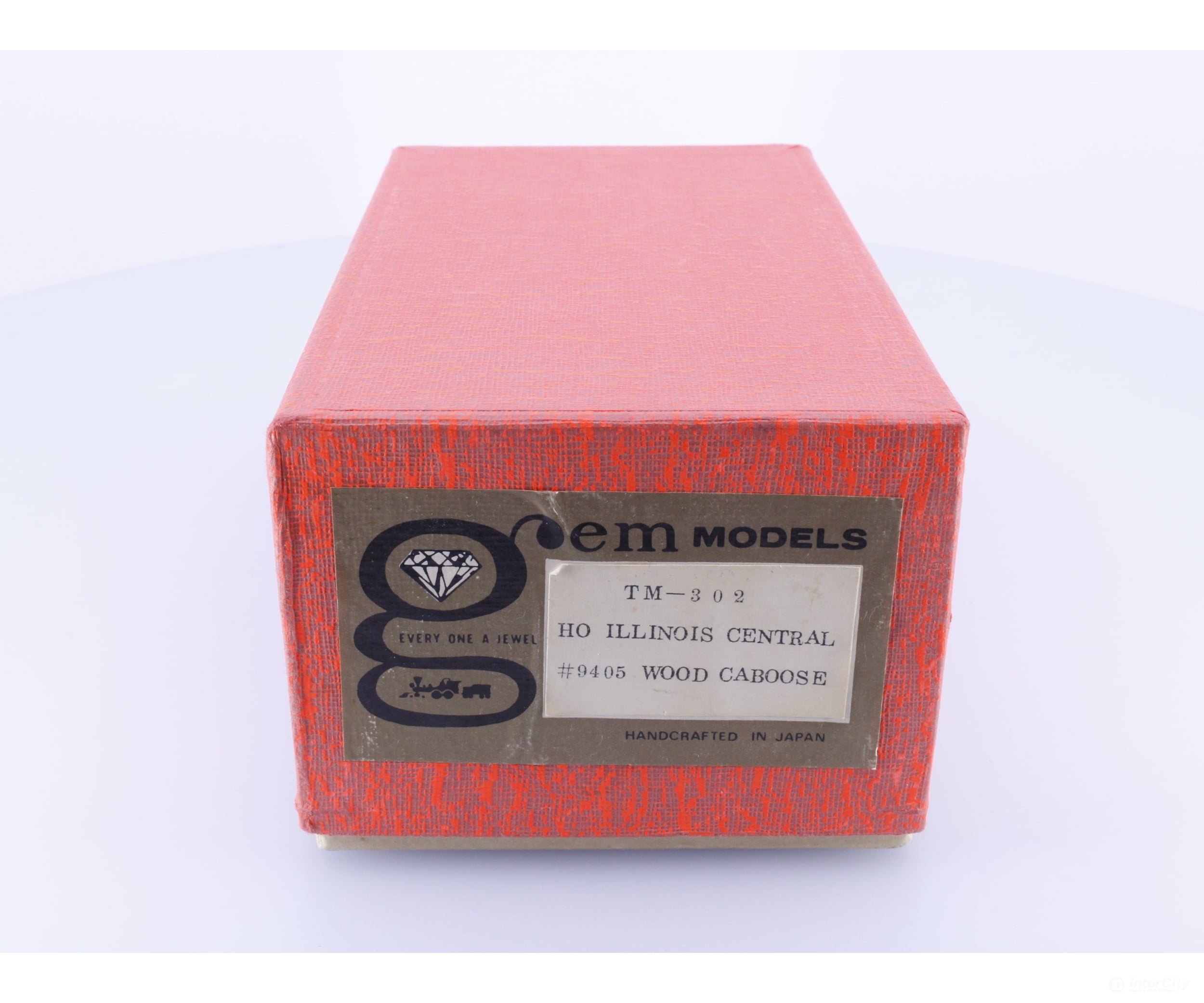 Gem Models TM302 HO Brass Wood Sided Caboose Illinois Central (IC) 9405 Freight Cars