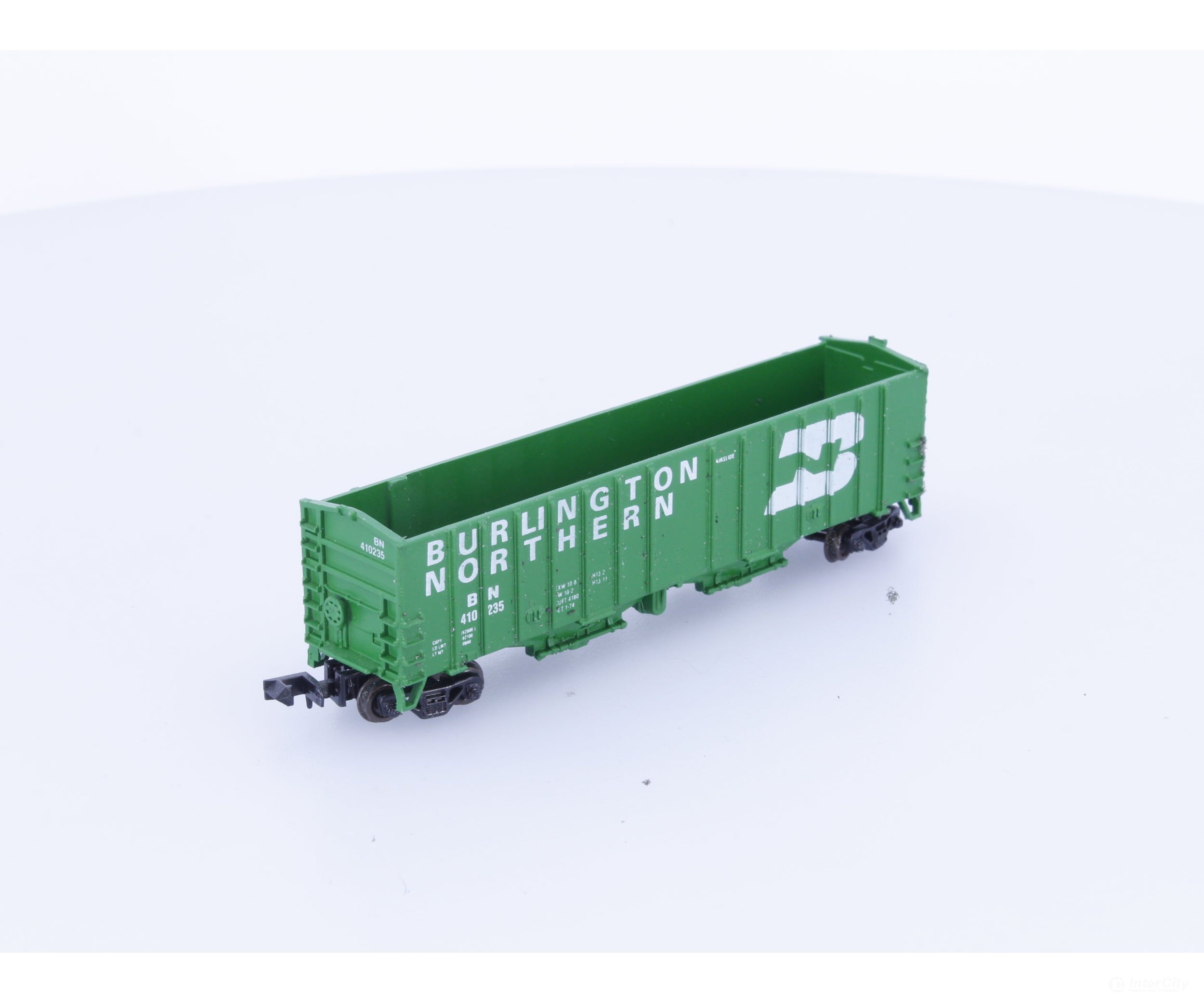 General American Transportation A120 N 50’ 4180 Cu Ft Airslide 2 Bay Hopper Burlington Northern (BN) 410235 Freight Cars