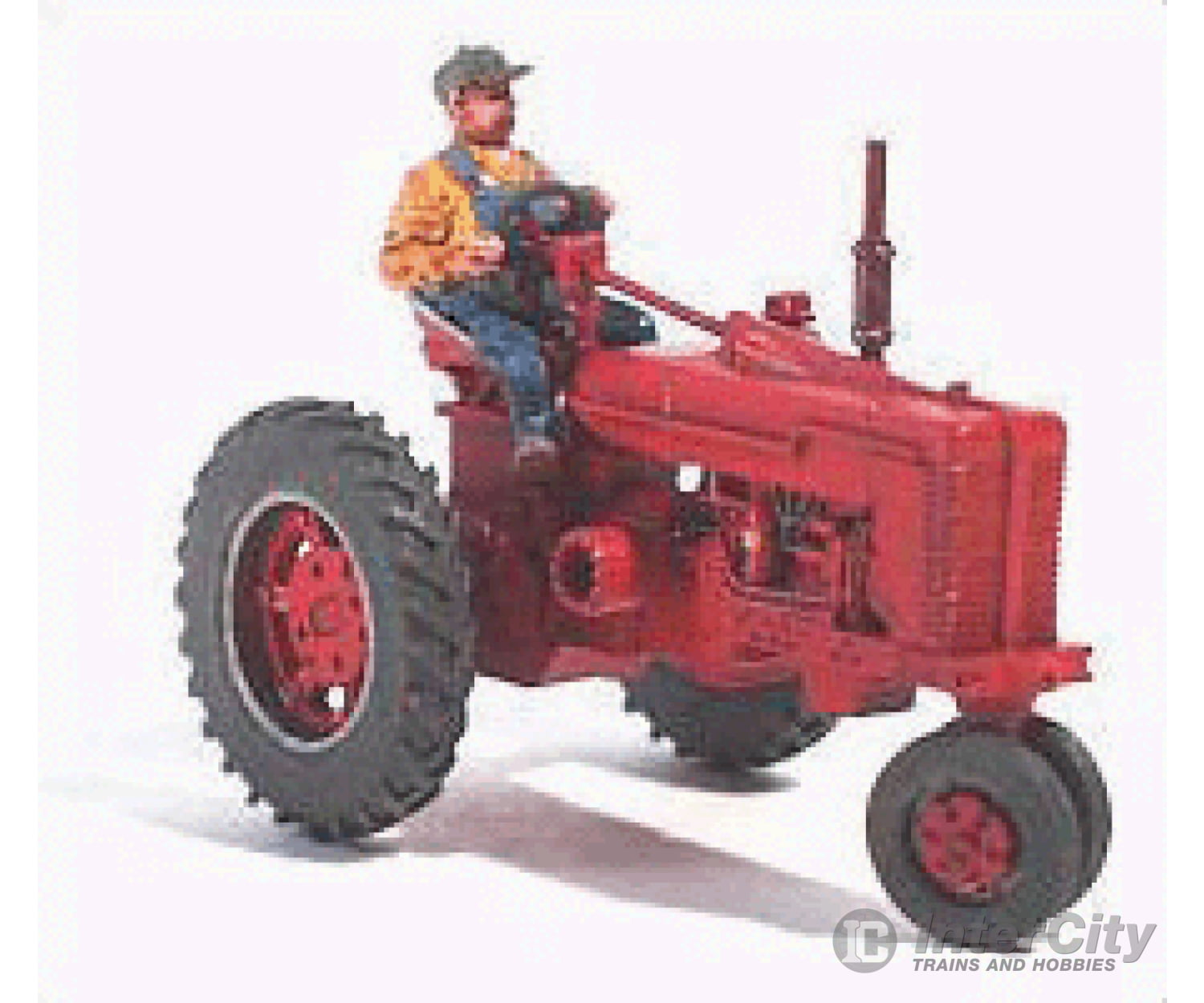 Ghq Ho 60001 Farm Machinery -- Red Super M-Ta Tractor With Farmer Figure Cars & Trucks