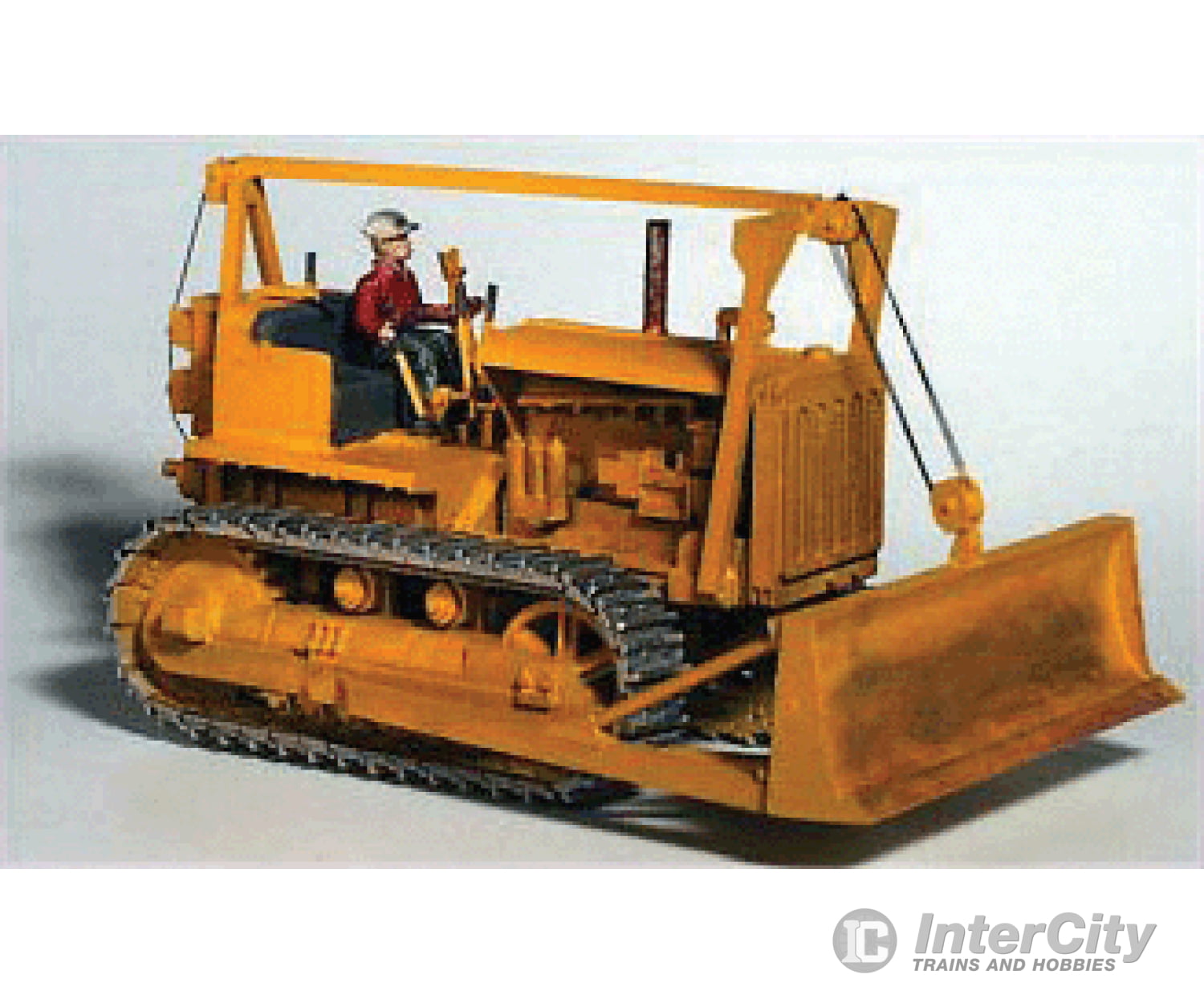 Ghq Ho 61006 1940S Bulldozer - Kit -- Includes Operator Figure (Yellow) Cars & Trucks