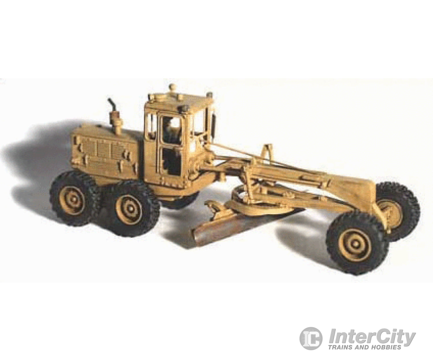 Ghq Ho 61008 Construction Equipment (Unpainted Metal Kit) -- 120 Road Grader W/Operator Figure Cars