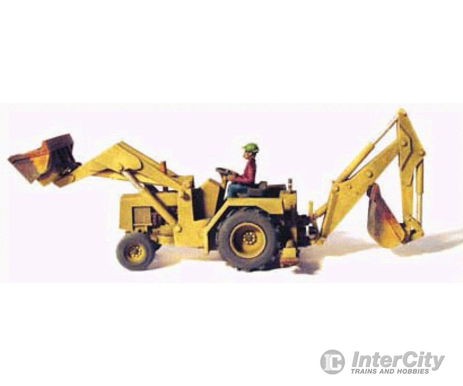Ghq Ho 61010 Construction Equipment (Unpainted Metal Kit) -- 310 A Backhoe W/Operator Figure Cars &