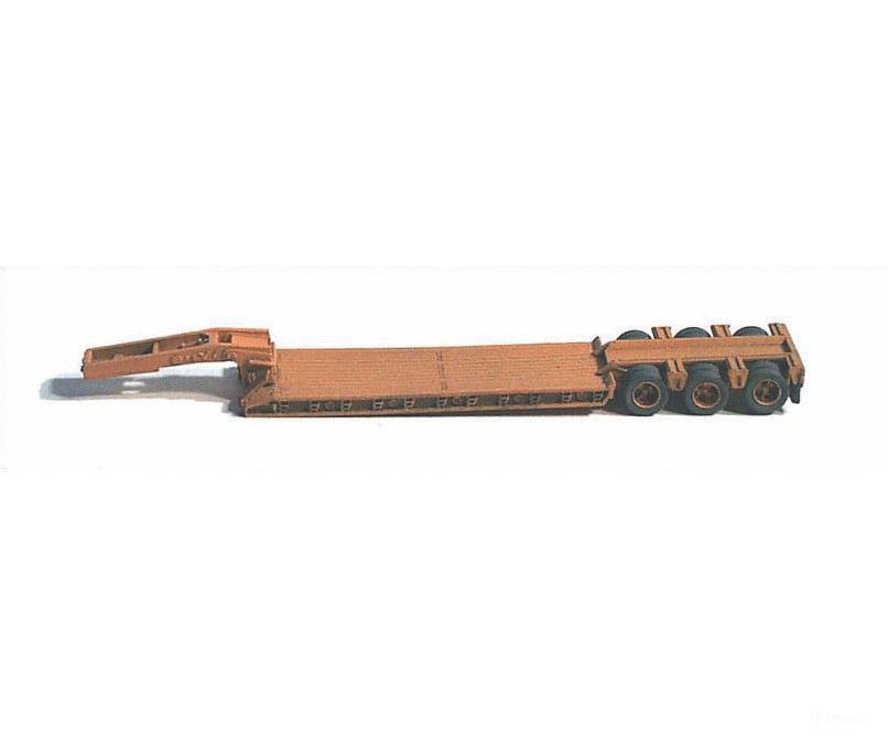 Ghq N 52002 American Trailer (Unpainted Metal Kit) -- 50-Ton Low Boy Cars & Trucks
