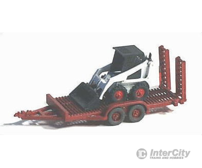 Ghq N 53007 Construction Equipment (Unpainted Metal Kit) -- Bobcat Skid Steer Loader W/Utility