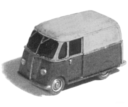 Ghq N 56013 American Truck (Unpainted Metal Kit) -- Metro Delivery Van Cars & Trucks