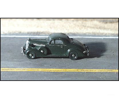 Ghq N 57003 American Automobile - Buick (Unpainted Metal Kit) -- Coupe 1936 Cars & Trucks