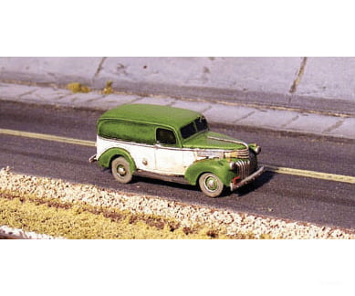 Ghq N 57016 American Truck - Chevrolet (Unpainted Metal Kit) -- 1941 Panel Van Cars & Trucks
