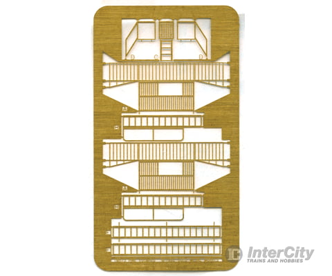 Gold Medal Models N 1603 Standard Fire Escape -- 3-Story - Kit Scenery Details