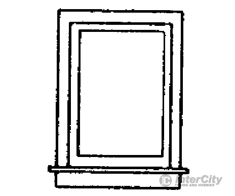 Grandt Line Products 21 Caboose Side Windows -- Rio Grande Detaling Parts
