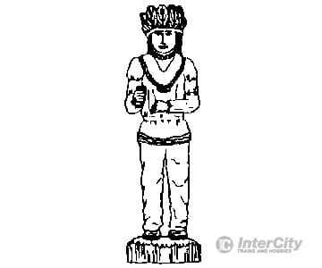 Grandt Line Products 3038 Cast Metal Figure -- Cigar Store Indian Figures
