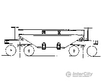Grandt Line Products 3050 Ore Car Large Gilpin Less Trucks -- On2 Freight Cars