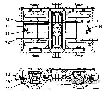 Grandt Line Products 3057 Brake Set -- For Passenger Trucks #300-3054 Thru 300-3056 Each Sold