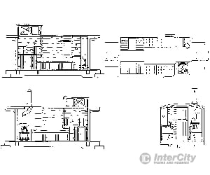 Grandt Line Products 3069 Caboose Interior -- 4-Wheel Detaling Parts
