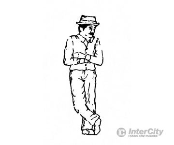 Grandt Line Products 3088 Cast Metal Figure -- Leaning Man Figures