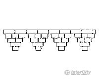 Grandt Line Products 3504 Brick Cornices -- Wells Fargo Scratch Building Supplies