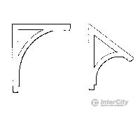 Grandt Line Products 3516 Eave & Gable Brace Scratch Building Supplies