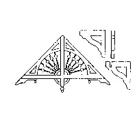Grandt Line Products 3545 Ornate Spool & Spindle Gable Trim -- With Brackets Scratch Building