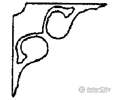 Grandt Line Products 3558 Eave Brackets Scratch Building Supplies