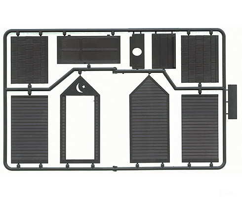 Grandt Line Products 3581 Outhouse -- Kit - 1-1/8’ 2.9Cm Square Structures