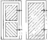 Grandt Line Products 3610 Shed Doors -- Diagonal Sheathed Scratch Building Supplies