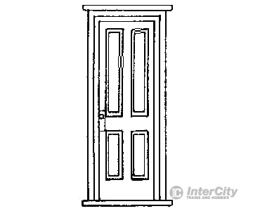 Grandt Line Products 3619 Doors - Rio Grande Southern Depot 36 X 84’ Pkg(2) Scratch Building