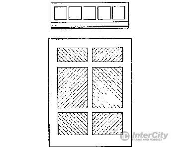Grandt Line Products 3621 Freight Door - Rio Grande Southern Type 72 X 96’ Scratch Building Supplies