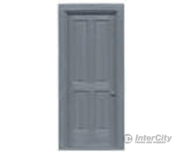 Grandt Line Products 3636 Station Or House Entry Door W/Frame -- Pkg(2) Scratch Building Supplies