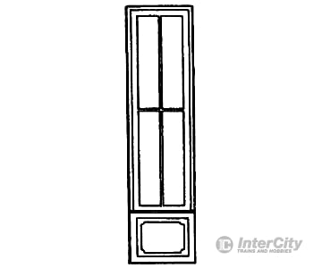 Grandt Line Products 3735 Commercial Storefront Windows -- Single 33’ X 12’ Scratch Building