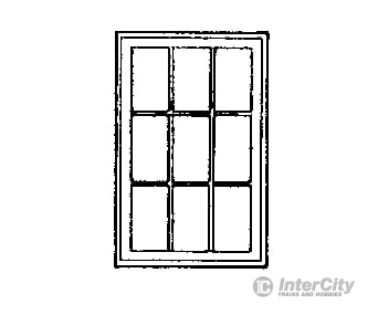 Grandt Line Products 3739 Masonry Windows -- Scale 46 X 72’ 117 183Cm Pkg(2) Scratch Building