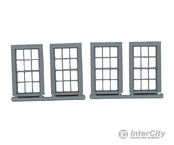 Grandt Line Products 3762 Double-Hung Windows -- 6-Over-6 - Scale 30 X 56’ 76.2 142Cm Pkg(4)