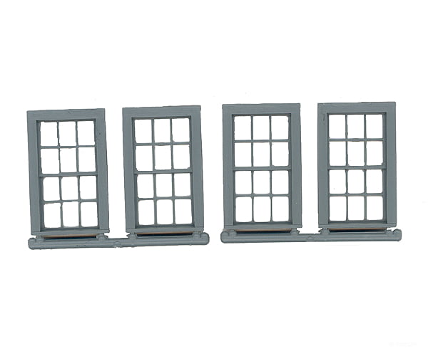 Grandt Line Products 3762 Double-Hung Windows -- 6-Over-6 - Scale 30 X 56’ 76.2 142Cm Pkg(4)