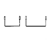 Grandt Line Products 3820 Baggage Car Stirrup Steps -- Rpo Car; (2) 1/18’ And (4) 1/12’